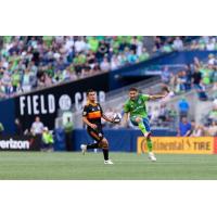 Cristian Roldan of Seattle Sounders FC scored in his second consecutive game on Saturday in a 1-0 win vs. Houston Dynamo