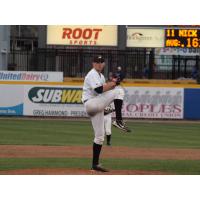 Pitcher Josh Smith with the West Virginia Power in 2013