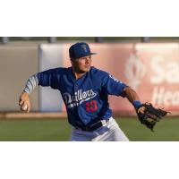 Gavin Lux of the Tulsa Drillers notched an RBI single in the Drillers 5-3 victory over Frisco on Monday night