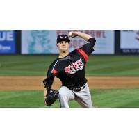 MacKenzie Gore pitching for the Lake Elsinore Storm