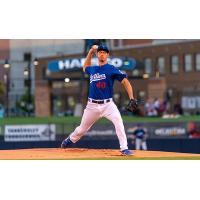 Texas Drillers pitcher Markus Solbach dominated for eight scoreless innings